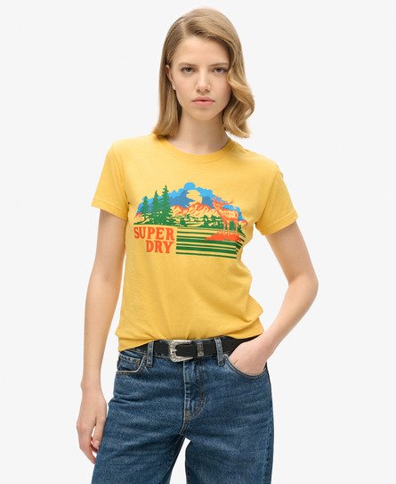 T-shirt ajusté à rayures Outdoor