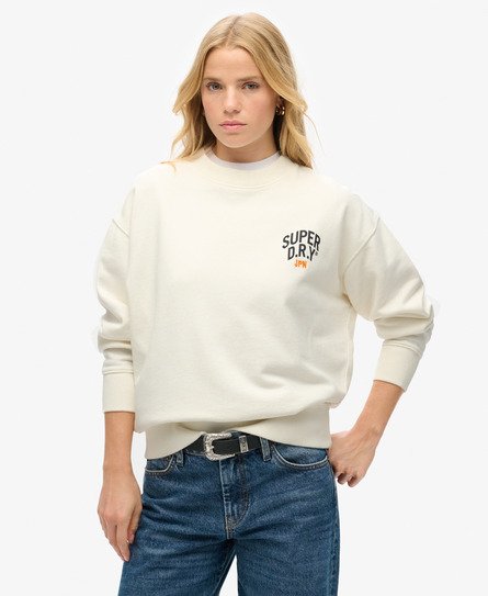 Workwear Graphic Loose Sweatshirt