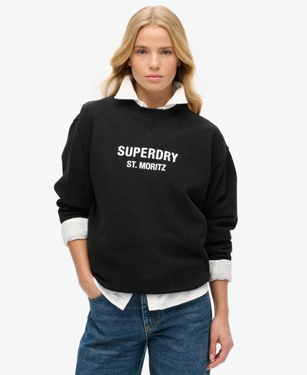 Sport Luxe vid rundhalsad sweatshirt