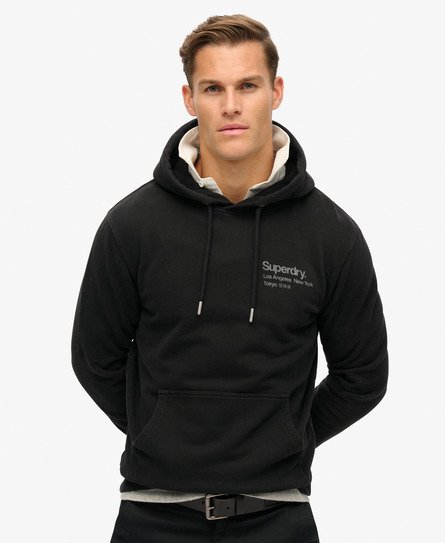 Core Logo City Loose Fit Hoodie