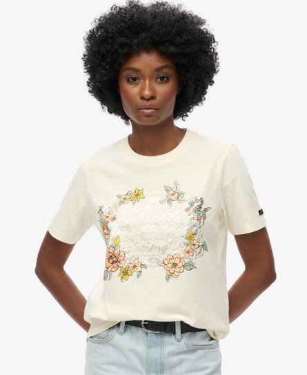 Floral Graphic Relaxed T-Shirt