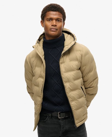 Hooded Quilted Puffer Coat