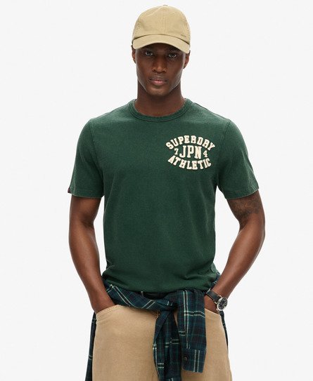 Vintage Athletic T-shirt met korte mouwen