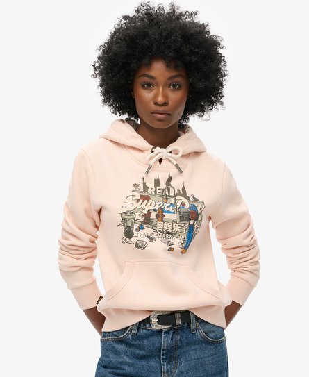 New York Vintage Logo Graphic Hoodie