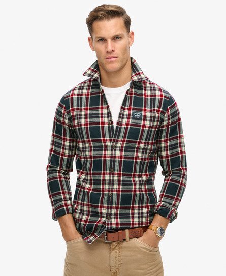 Long Sleeve Cotton Lumberjack Shirt