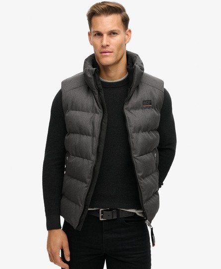 Sports Puffer Tweed Gilet