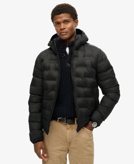 Hooded Quilted Puffer Coat