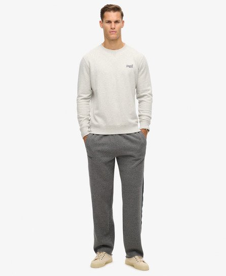 Essential joggers med logo og lige ben