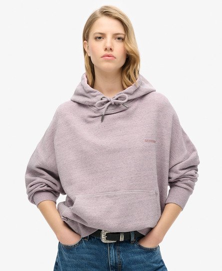 Überfärbtes Essential Hoodie mit Logo