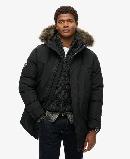 Everest parka met imitatiebont