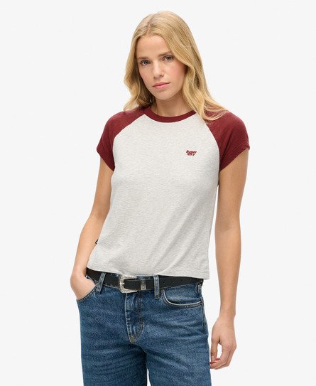 Organic Cotton Essential Logo Raglan T-Shirt