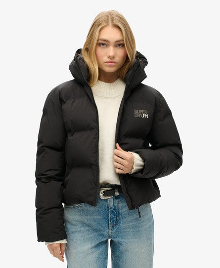 Hooded Boxy Puffer Jacket