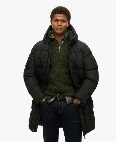 Hooded Sports Puffer Jacket