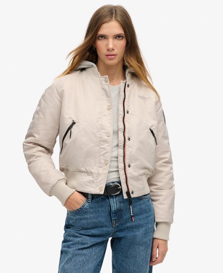 Hooded Bomber Jacket