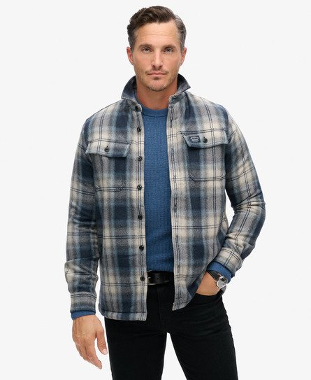 roderick check dark blue