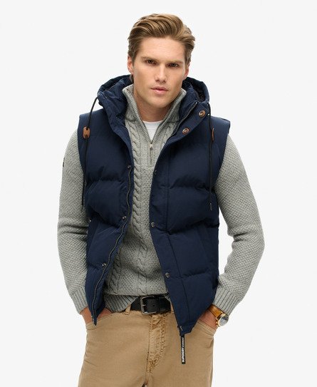 Gilet imbottito con cappuccio Everest