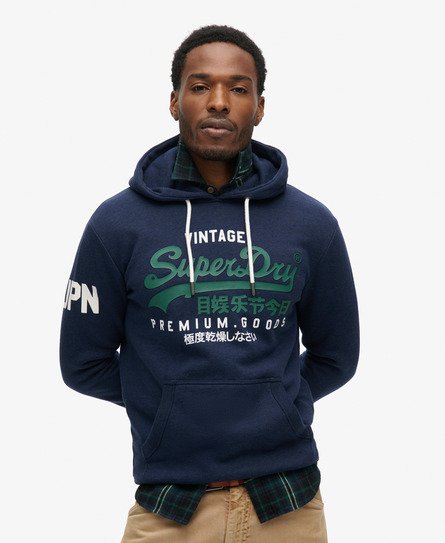 Organic Cotton Vintage Logo Hoodie 