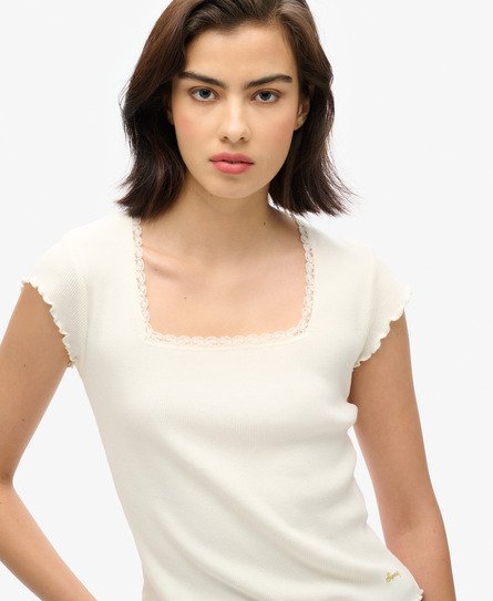 Damen - Athletic Essentials Oberteil mit eckigem Ausschnitt 