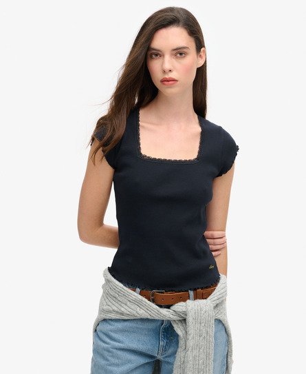 Athletic Essentials Square Neck Top