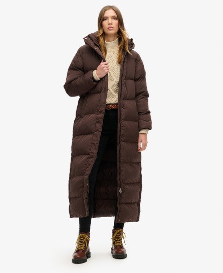 Maxi Hooded Puffer Coat 