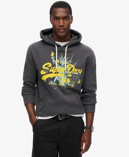 New York Vintage Logo Graphic Hoodie