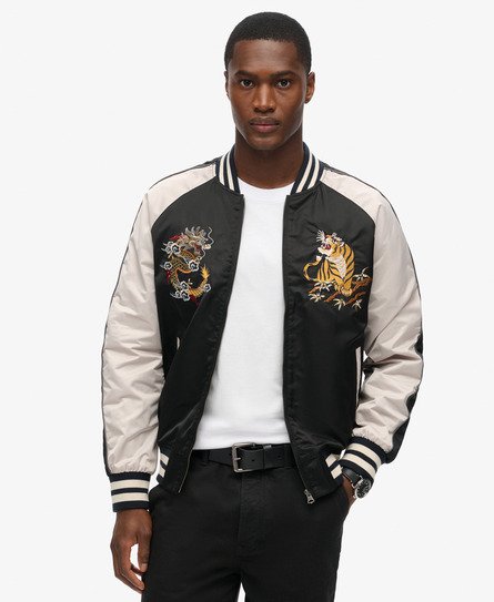 Suikajan Embroidered Bomber Jacket