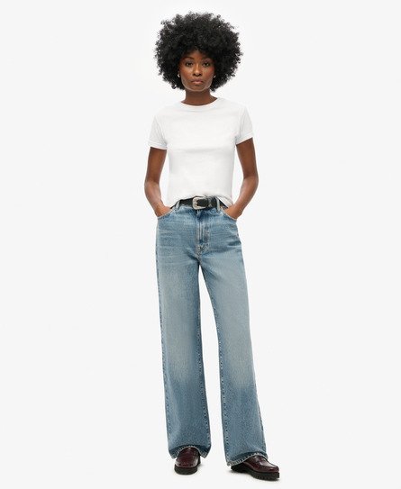 Organic Cotton Wide Leg Jeans