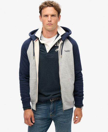 athletic grey marl / rich navy marl