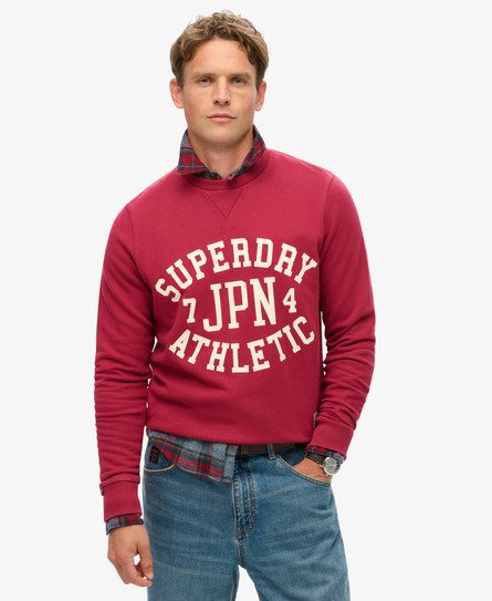 Athletic sweatshirt med print