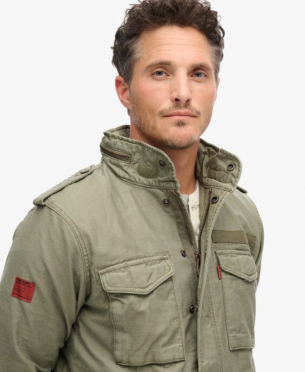 Herren - Vintage Military M65 Jacke Blassolivgrün | Superdry DE