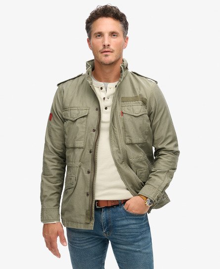 Army print jacket mens best sale