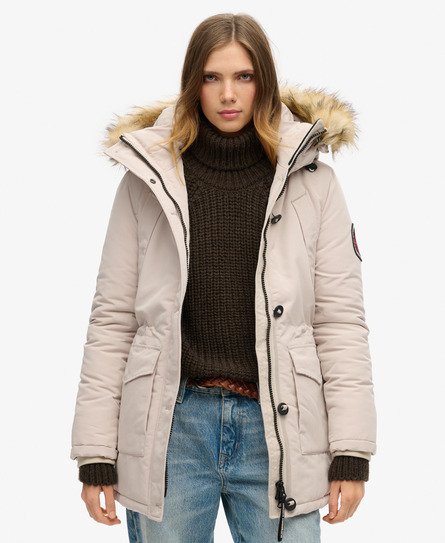 Everest Faux Fur Hooded Parka Coat