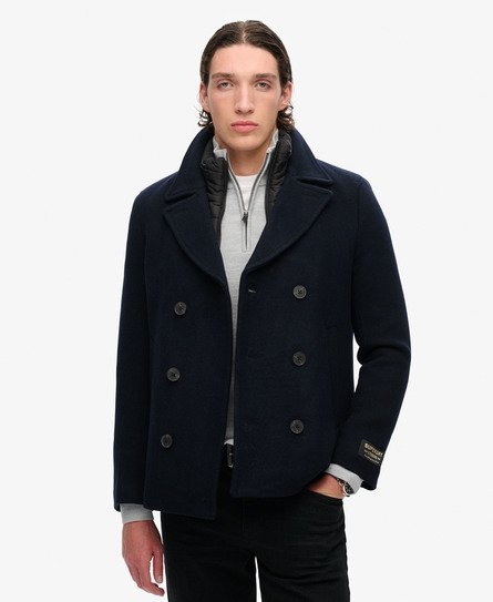 2 In 1 Wool Pea Coat