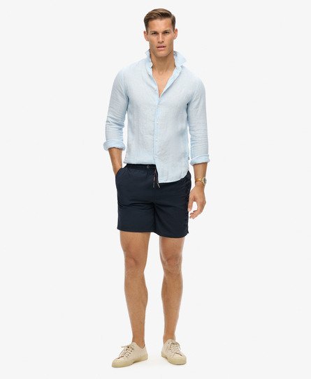 17-tommers Premium-badeshorts med broderi