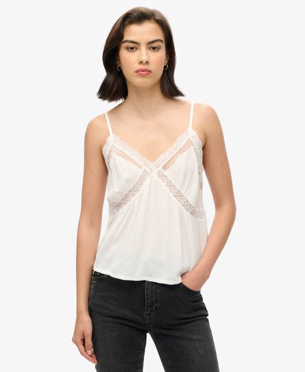 Ibiza Sheer Lace Cami Top