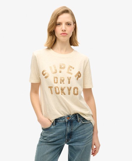 Glitter Logo Relaxed T-Shirt