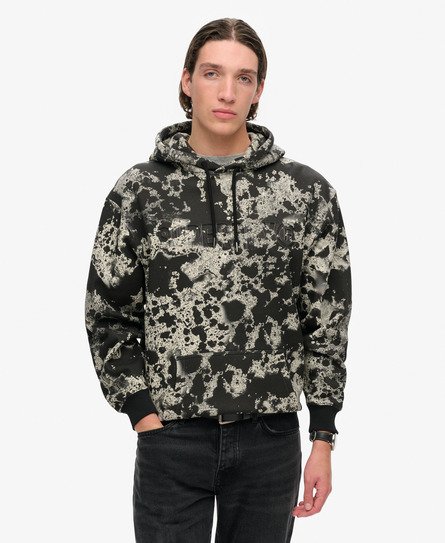 Utility Camo hoodie met logo en losse pasvorm