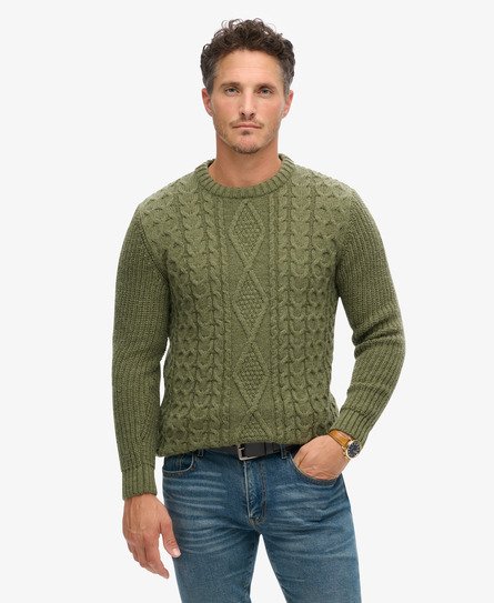 Jacob Pullover mit Zopfmuster