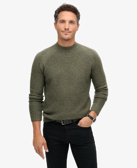 Maglione pesante con maniche raglan