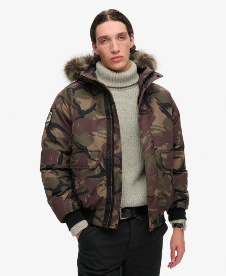 Everest Faux Fur Bomber Jacket