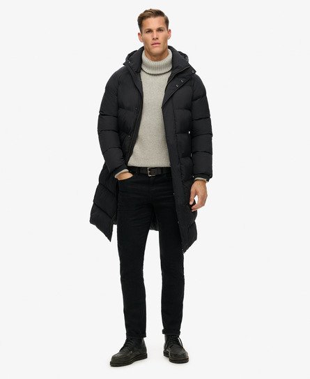 Hooded Longline Puffer Jacket