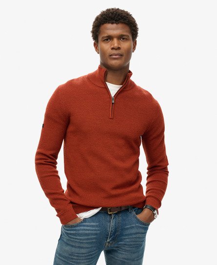 Merino Half Zip Jumper