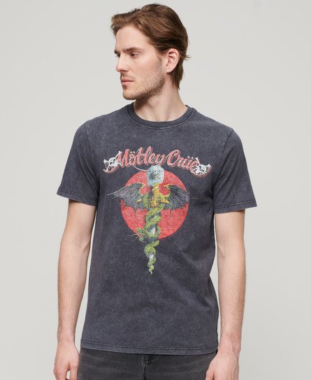 T-shirt Mötley Crüe x Superdry en édition limitée