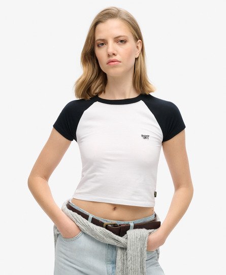 Cropped Baseball Baby T-Shirt