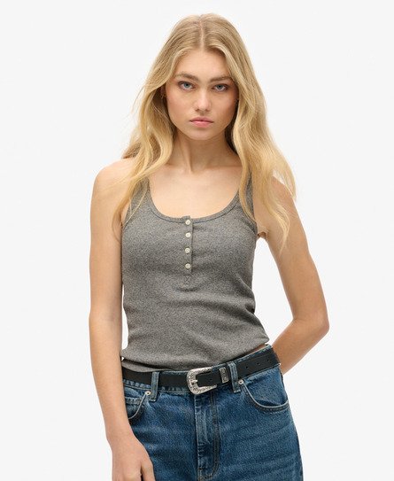 Athletic Essentials Button-down-Tanktop