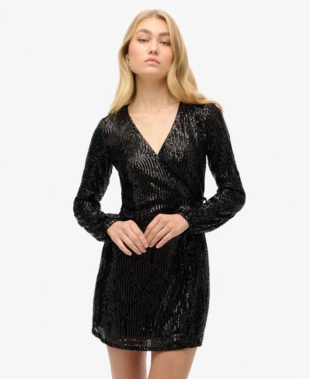 black angle sequins