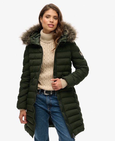 Fuji Faux Fur Hood Mid Length