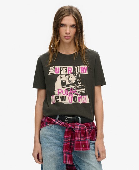 Lo-Fi Punk Poster Relaxed T-Shirt