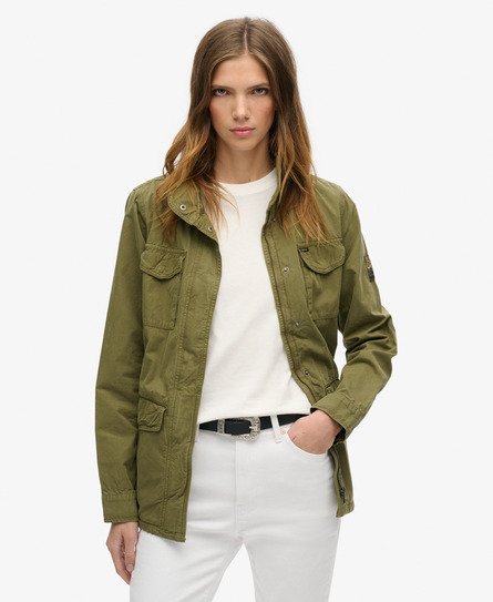 St Tropez M65 Military jack met versieringen