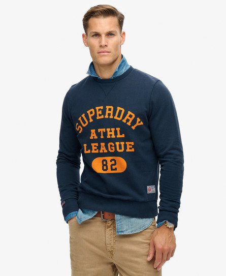 Athletic sweatshirt med print